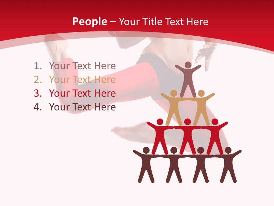 Isolated White Ice PowerPoint Template