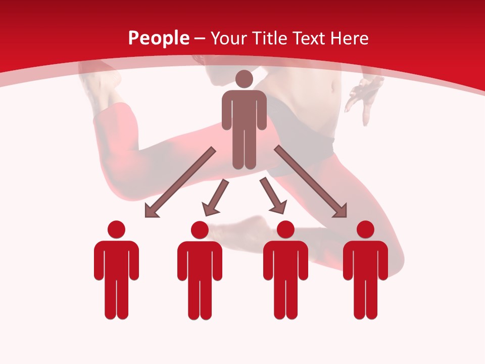 Isolated White Ice PowerPoint Template