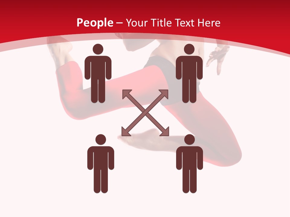 Isolated White Ice PowerPoint Template