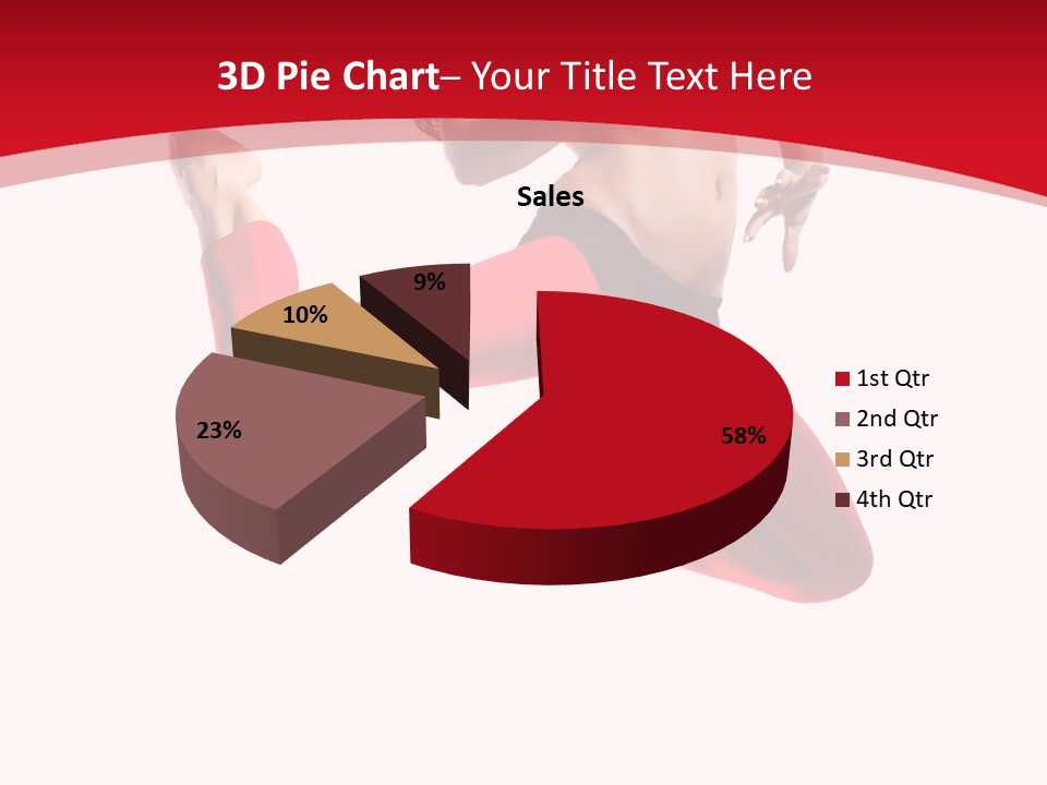 Isolated White Ice PowerPoint Template