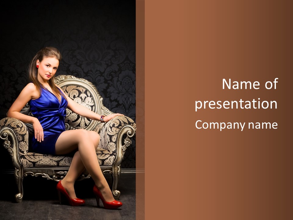 People Model Style PowerPoint Template