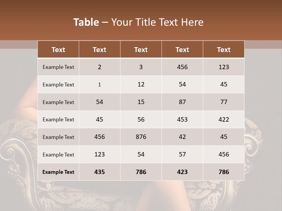 People Model Style PowerPoint Template