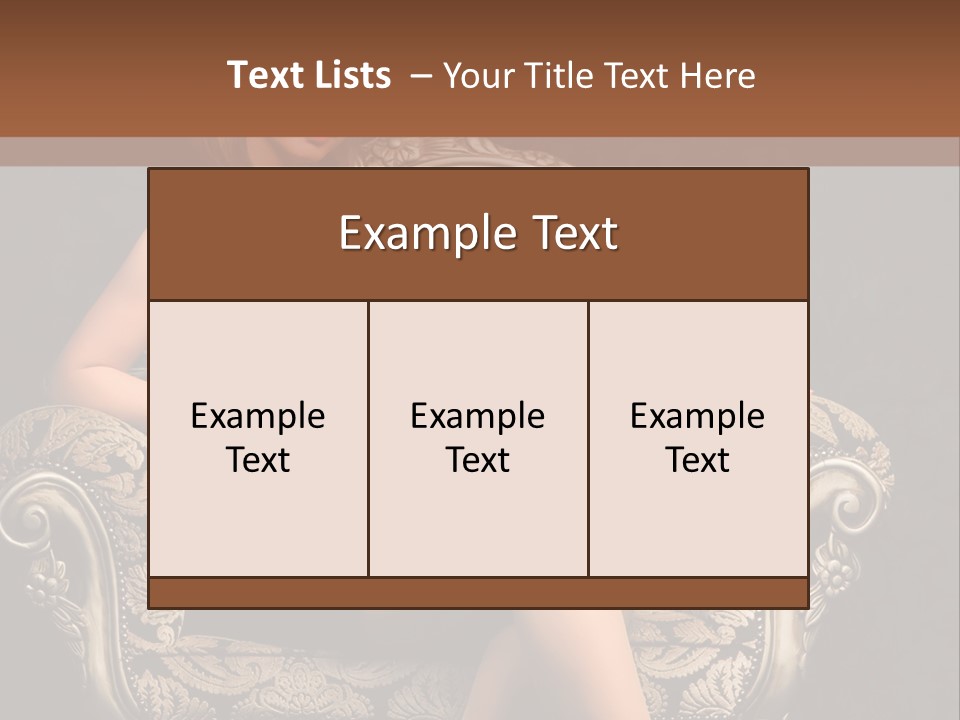 People Model Style PowerPoint Template