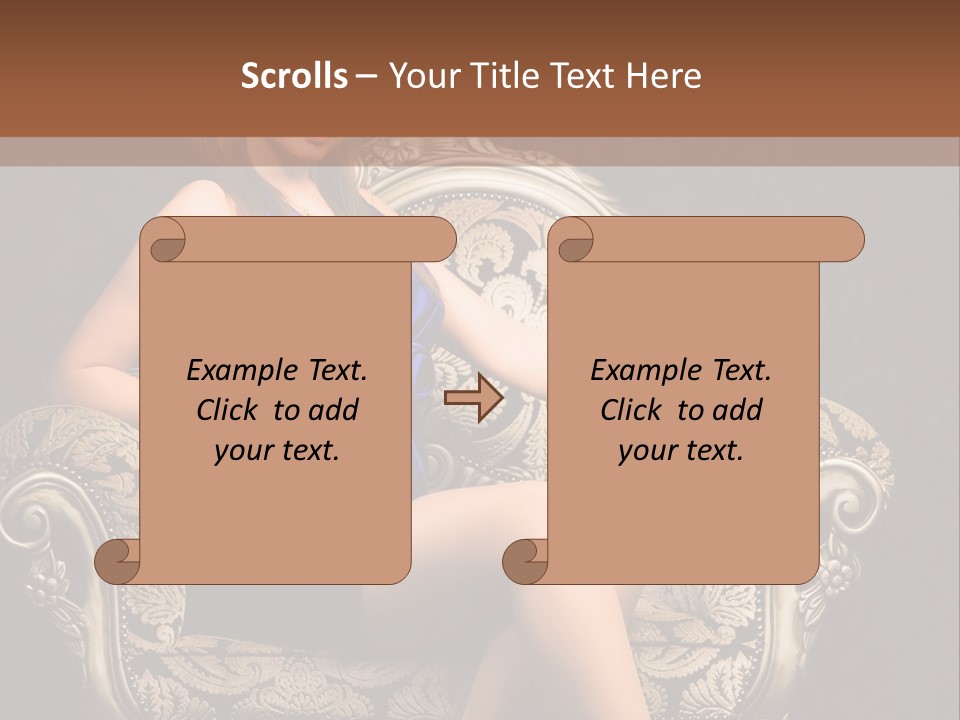 People Model Style PowerPoint Template