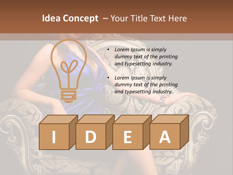 People Model Style PowerPoint Template