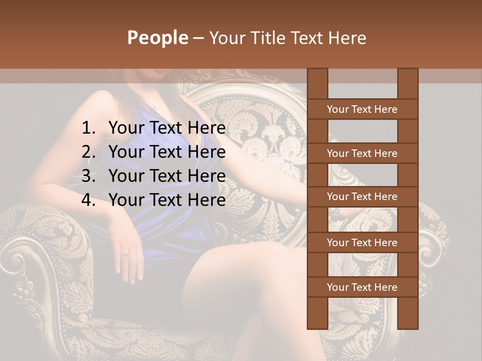 People Model Style PowerPoint Template
