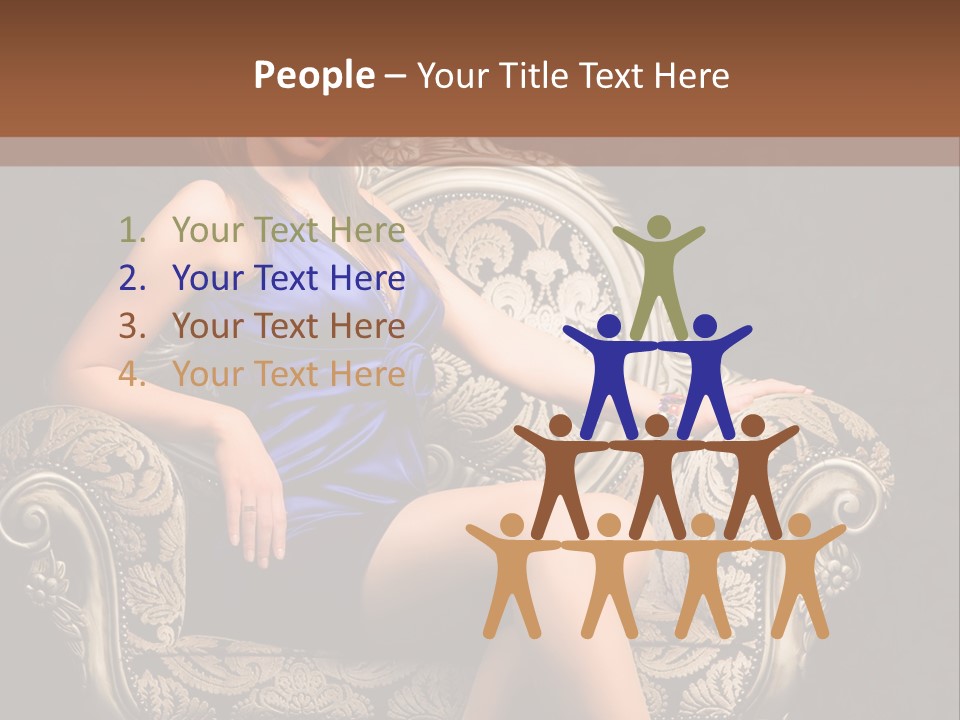 People Model Style PowerPoint Template