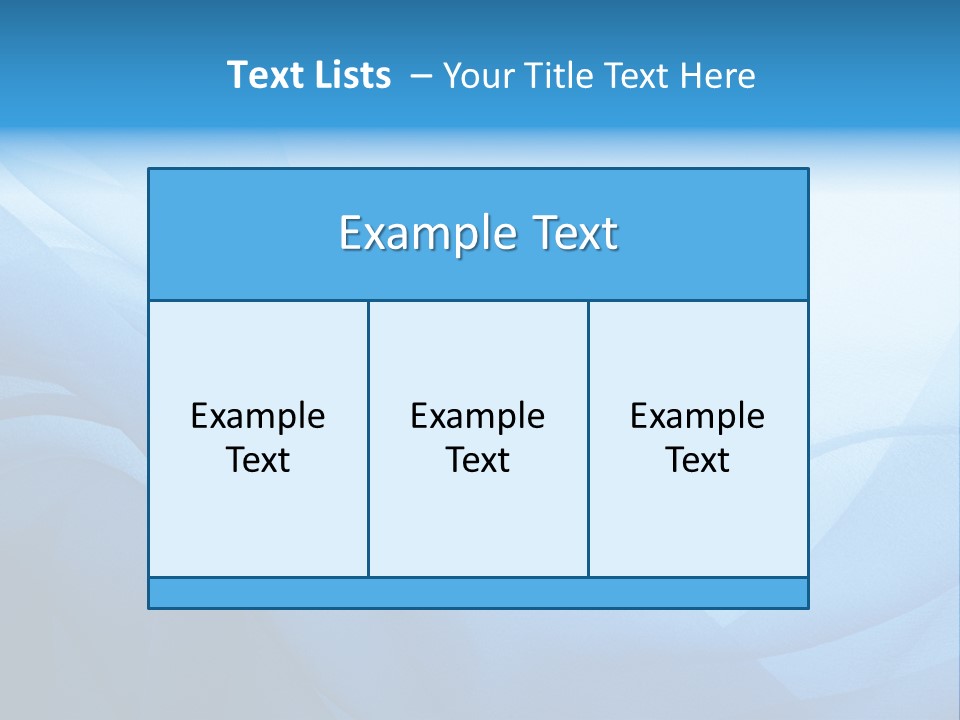 Chiffon Background Blue PowerPoint Template