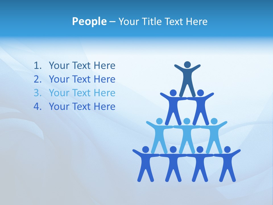 Chiffon Background Blue PowerPoint Template