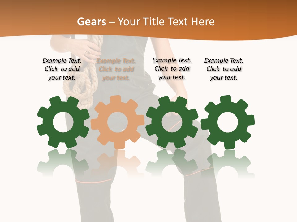 Engineer Bustier Spanner PowerPoint Template