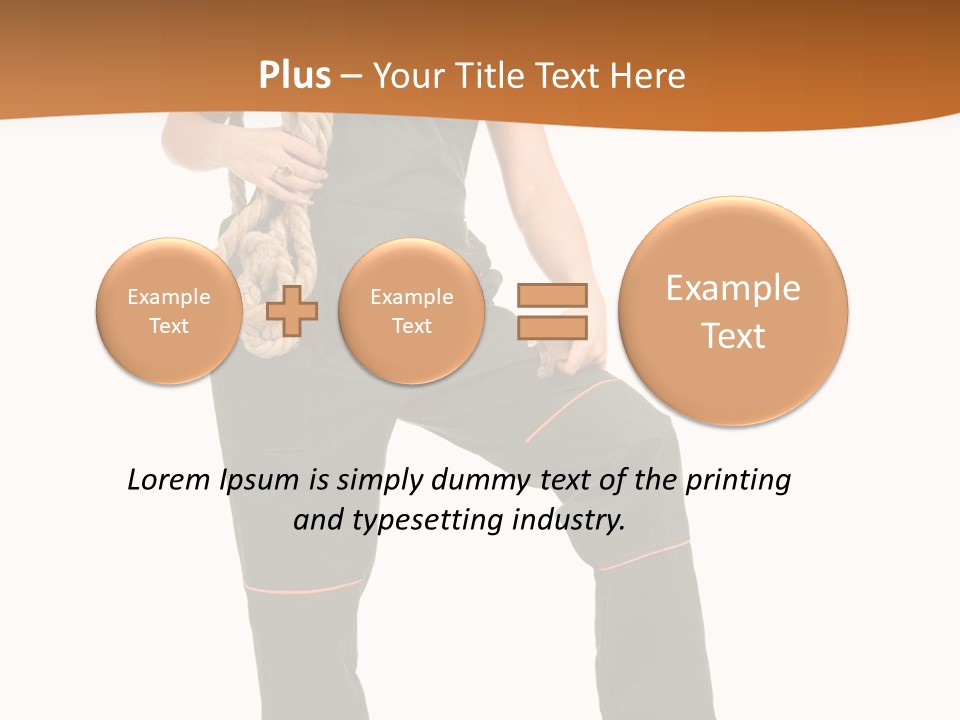 Engineer Bustier Spanner PowerPoint Template
