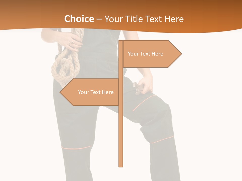 Engineer Bustier Spanner PowerPoint Template