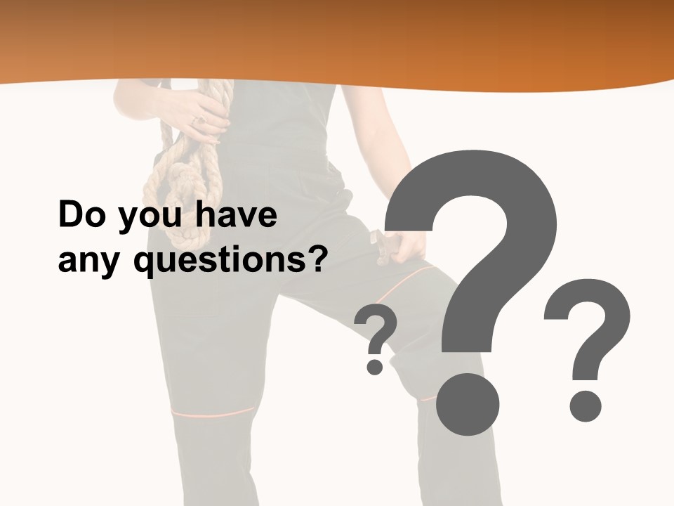 Engineer Bustier Spanner PowerPoint Template