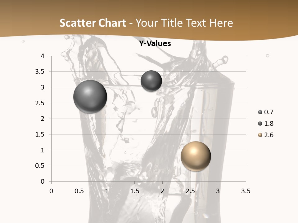 A Glass Filled With Water On Top Of A Table PowerPoint Template