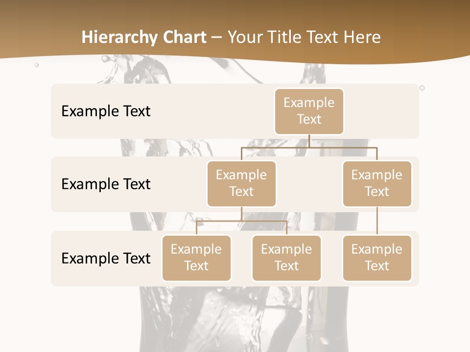 A Glass Filled With Water On Top Of A Table PowerPoint Template