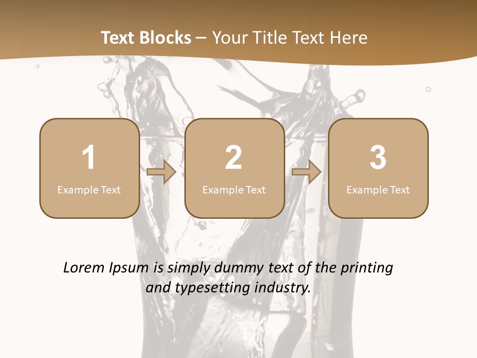 A Glass Filled With Water On Top Of A Table PowerPoint Template