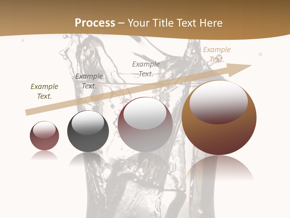 A Glass Filled With Water On Top Of A Table PowerPoint Template