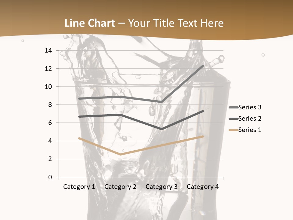 A Glass Filled With Water On Top Of A Table PowerPoint Template