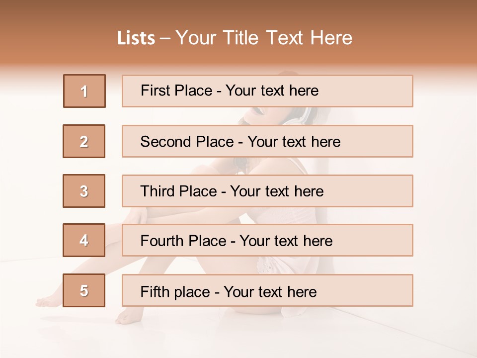 Lips Beautiful Musical PowerPoint Template