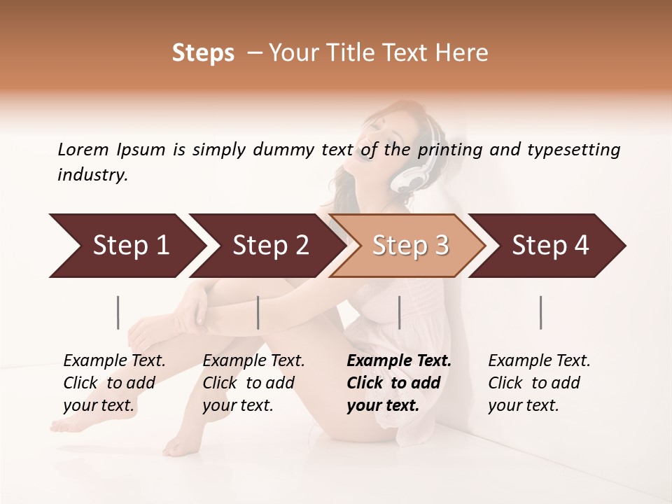 Lips Beautiful Musical PowerPoint Template