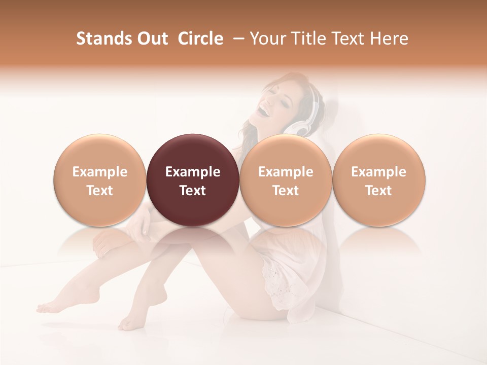 Lips Beautiful Musical PowerPoint Template