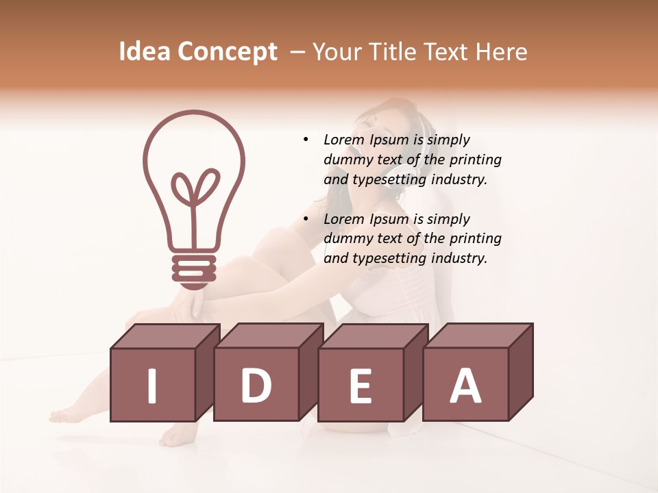 Lips Beautiful Musical PowerPoint Template