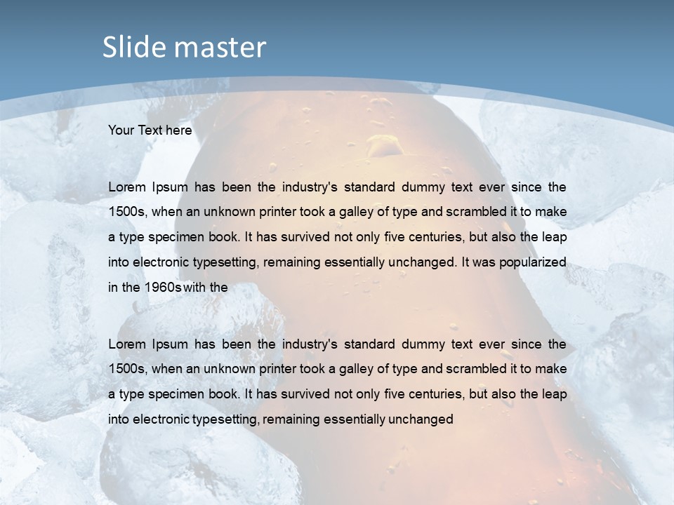 Foam Party Brew PowerPoint Template