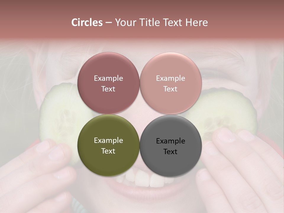 Food Vegetable Girl PowerPoint Template