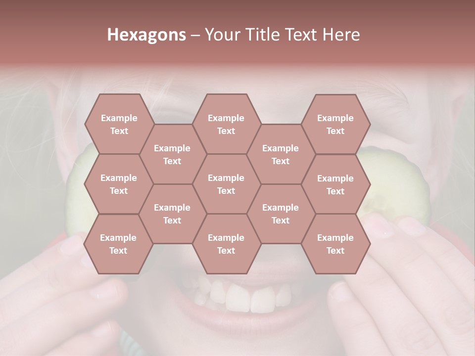 Food Vegetable Girl PowerPoint Template