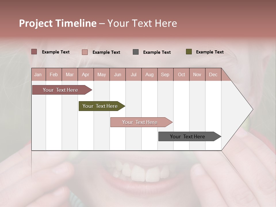 Food Vegetable Girl PowerPoint Template