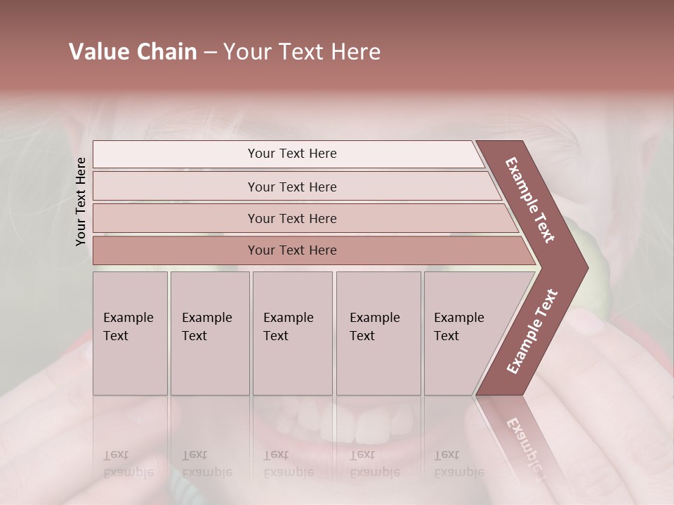 Food Vegetable Girl PowerPoint Template