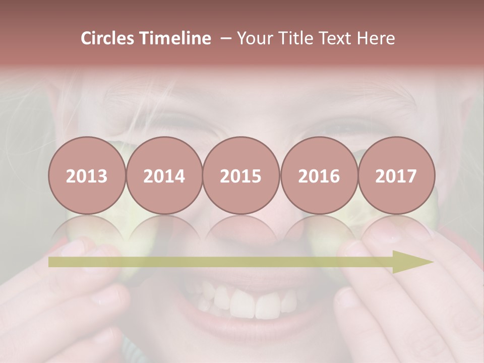 Food Vegetable Girl PowerPoint Template