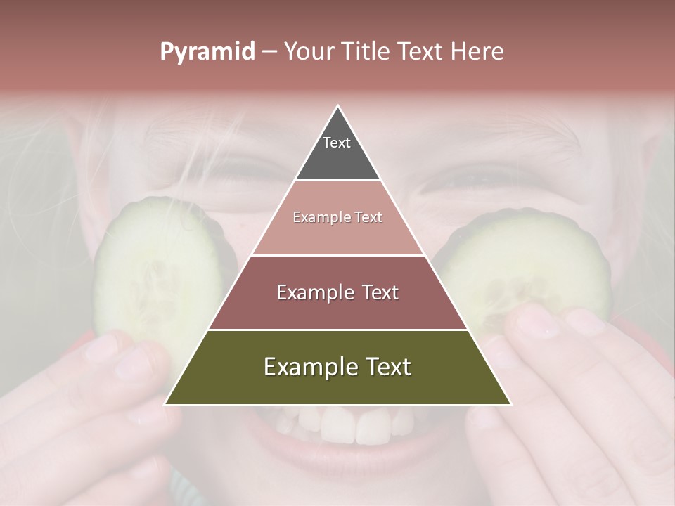 Food Vegetable Girl PowerPoint Template