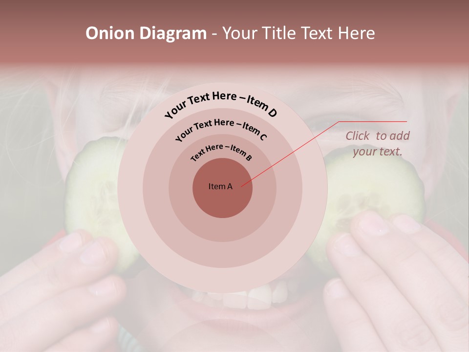 Food Vegetable Girl PowerPoint Template