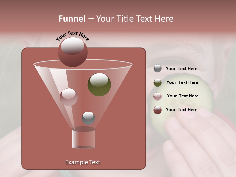 Food Vegetable Girl PowerPoint Template