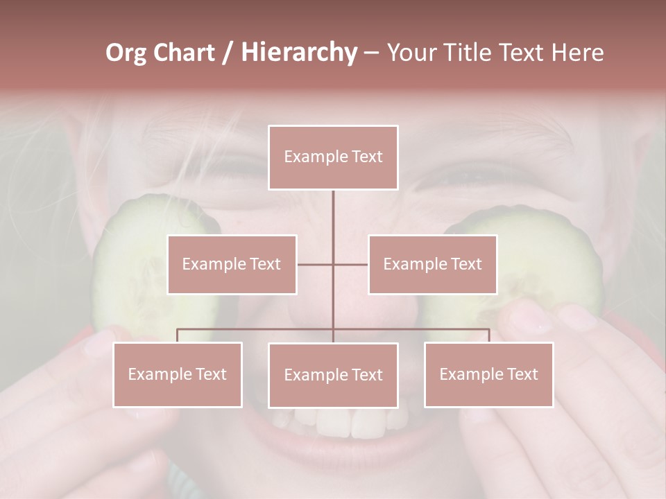 Food Vegetable Girl PowerPoint Template