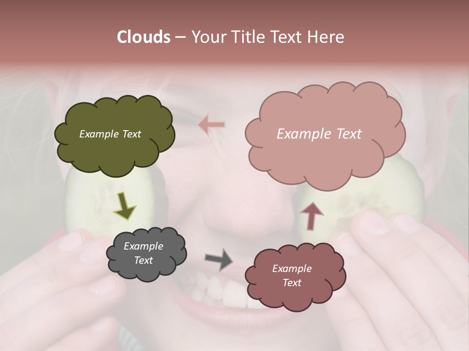 Food Vegetable Girl PowerPoint Template