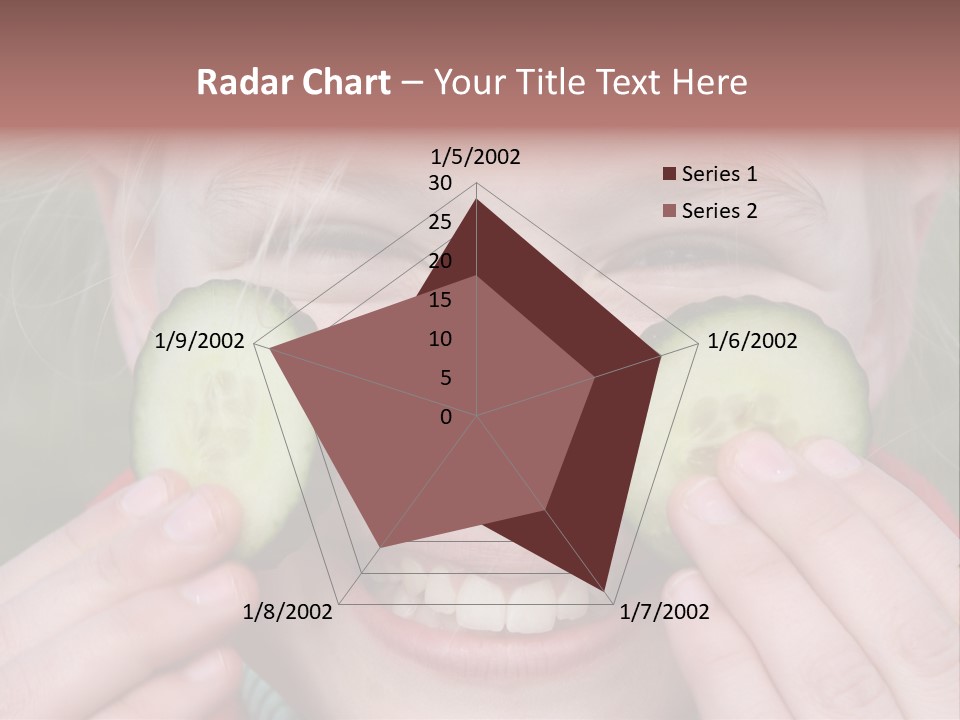 Food Vegetable Girl PowerPoint Template