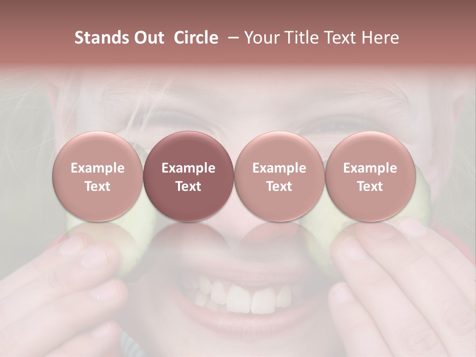 Food Vegetable Girl PowerPoint Template