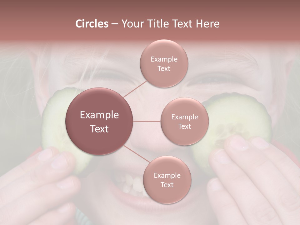 Food Vegetable Girl PowerPoint Template