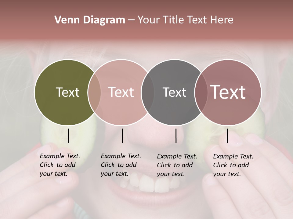 Food Vegetable Girl PowerPoint Template