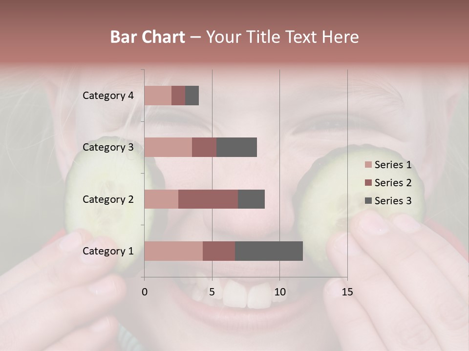 Food Vegetable Girl PowerPoint Template