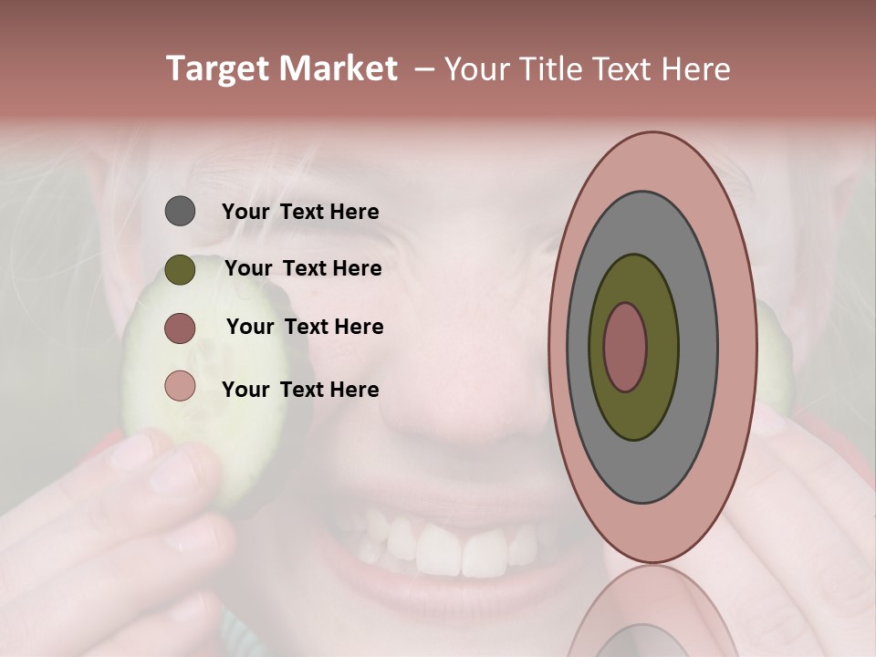 Food Vegetable Girl PowerPoint Template