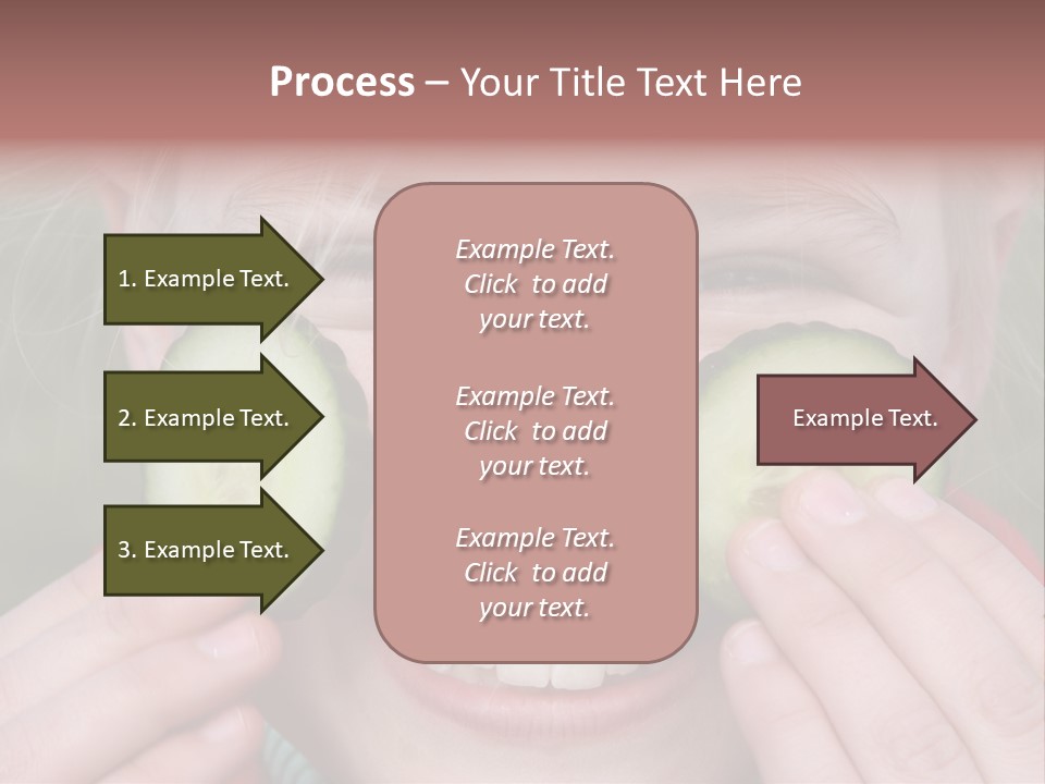 Food Vegetable Girl PowerPoint Template