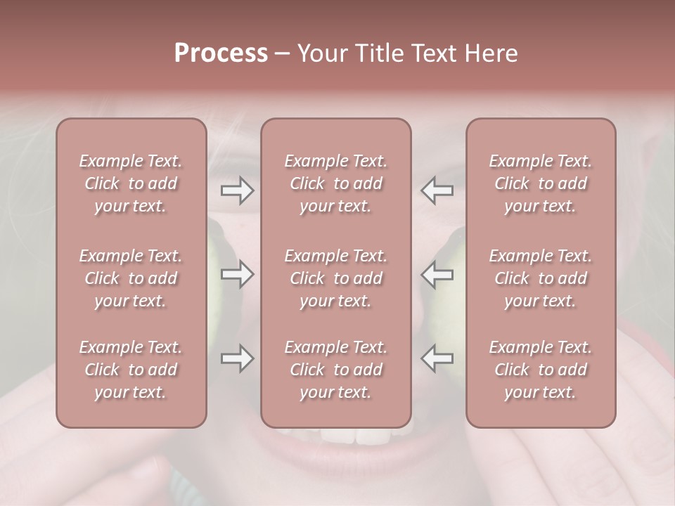 Food Vegetable Girl PowerPoint Template