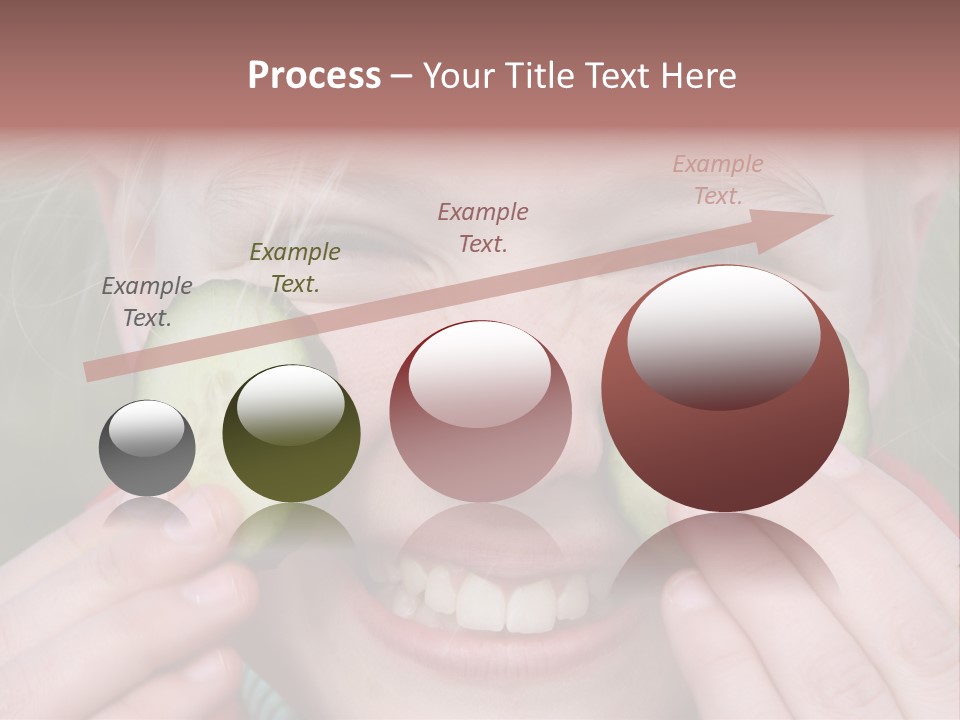 Food Vegetable Girl PowerPoint Template