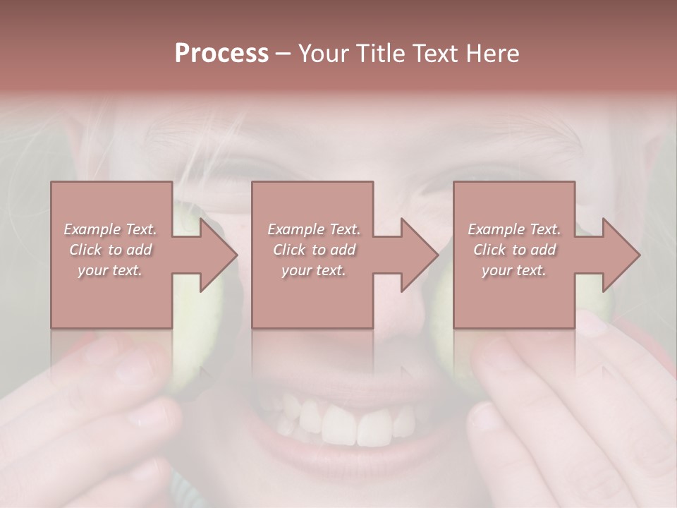 Food Vegetable Girl PowerPoint Template