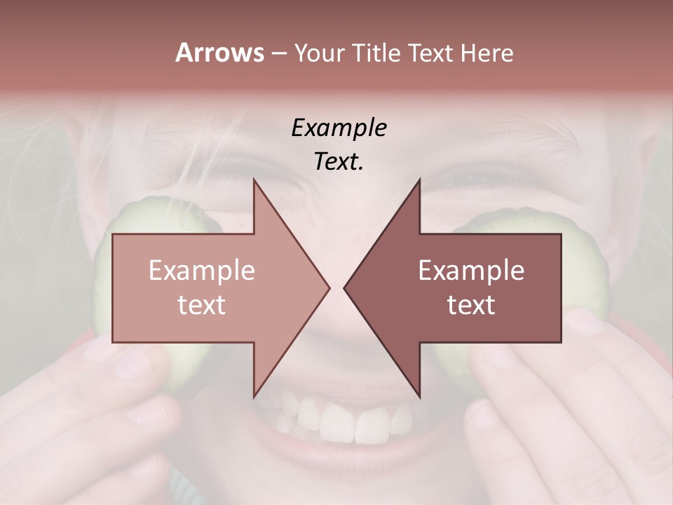 Food Vegetable Girl PowerPoint Template