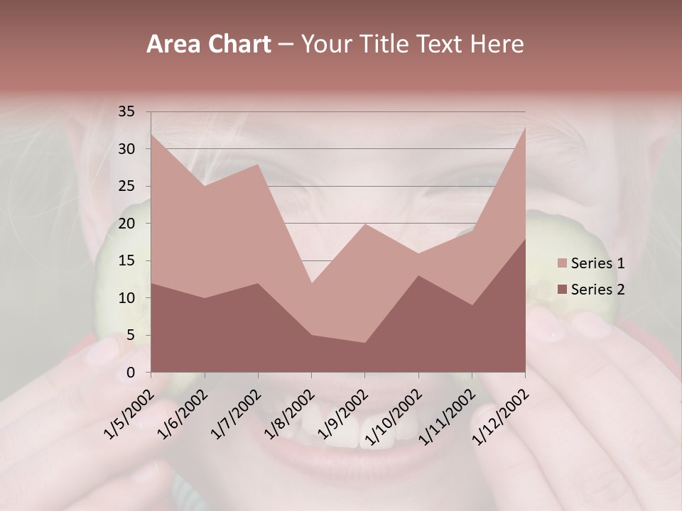 Food Vegetable Girl PowerPoint Template