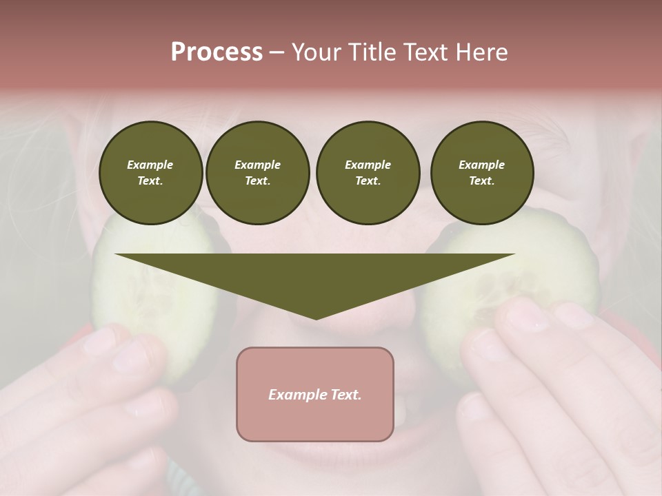 Food Vegetable Girl PowerPoint Template